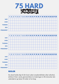 75 Days Challenge Tracker - Den Virale TikTok Challenge